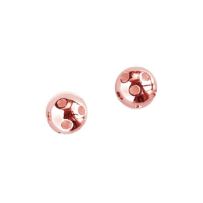 Pickleball Earrings - Rose Gold